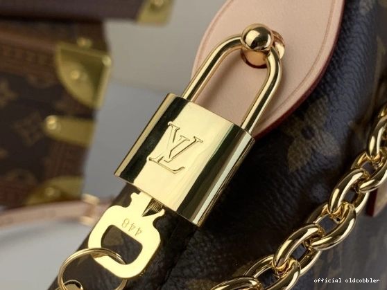 Official oldcobbler BB-15*19*7CM VUITTON LOUIS Lockit 0711